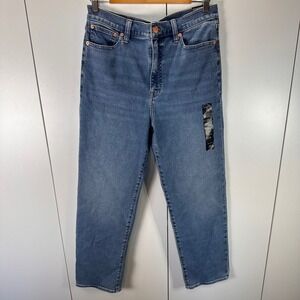 NWT‎ J.Crew Stovepipe Jeans Womens Sz 29 Signature Stretch+ High Rise Reg $118